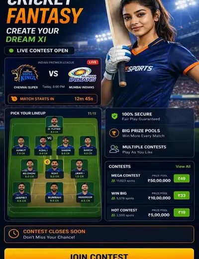 Inbetz (inbetzwin) fantasy cricket & matchday visual 3
