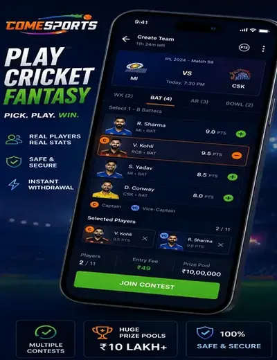 Inbetz (inbetzwin) fantasy cricket & matchday visual 2
